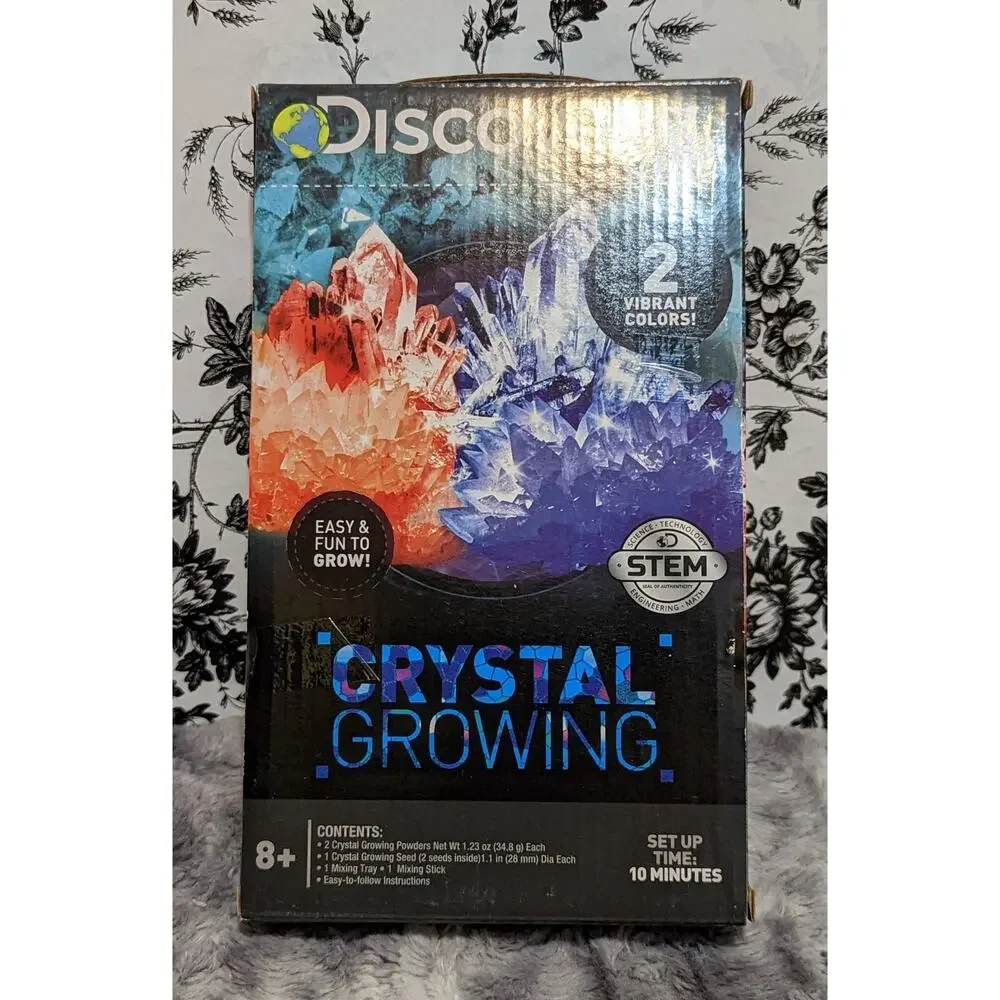 NWT Discovery Kids 2 Crystal Growing Kits & Break Your Own Geodes Kit Bundle